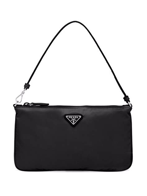 prada nylon top handle bag